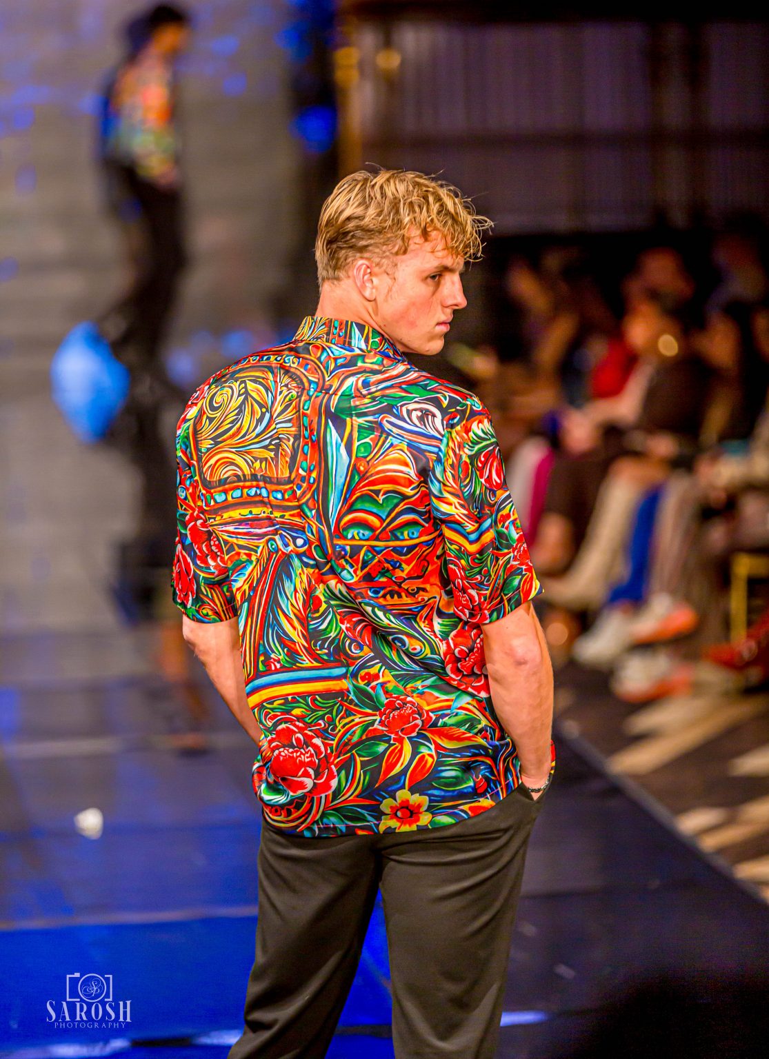 TRUCK ART SHORT-SLEEVED 100% SILK SHIRT