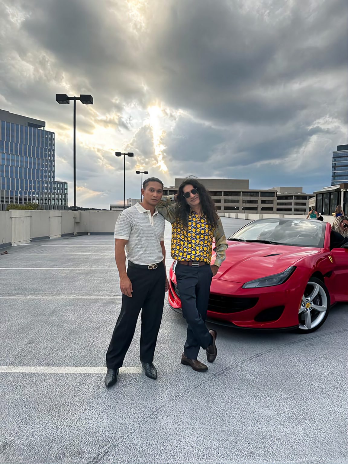 SQ MONOGRAM 100% COTTON POLO SHIRT