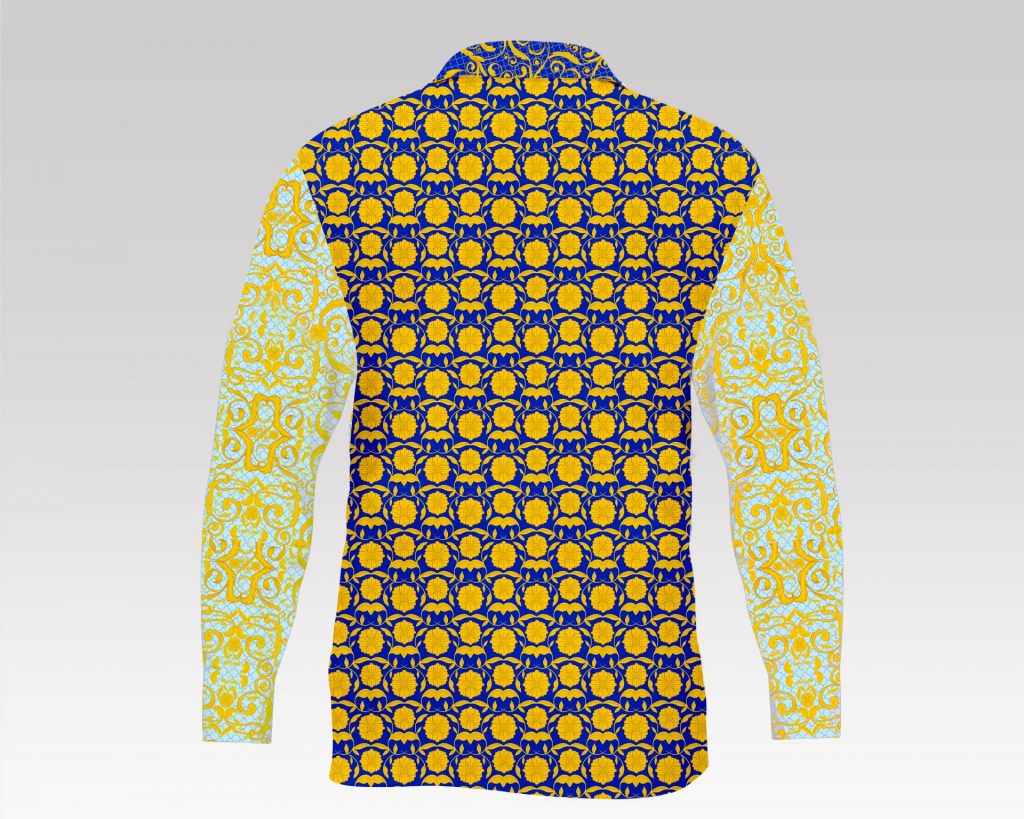 KING AKBAR LONG-SLEEVED 100% SILK SHIRT