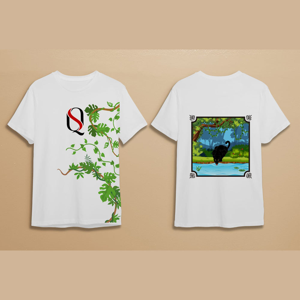 PRINTED 100% COTTON T-SHIRT